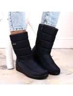 Dámské vysoké sněhule W EVE436B navy blue - Novinky