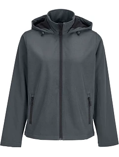 SOL'S Race Hooded Women Dámská 2-vrstvá softshellová bunda s kapucí 25.4448 charcoal grey