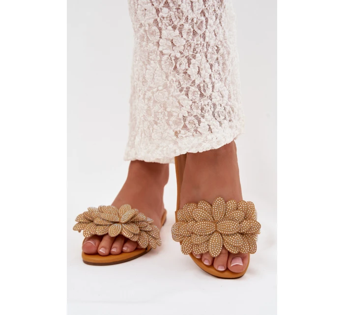 Dámské ploché s ozdobou Žluté Grelora