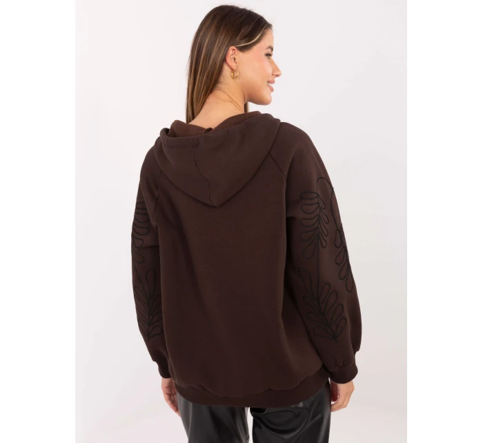 Bluza RV BL model 21421300 ciemny brązowy - FPrice Bluza RV BL model 21421300 ciemny brązowy - FPrice