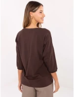 Halenka RV BZ A820.27P tmavě hnědá Halenka RV BZ A820.27P tmavě hnědá