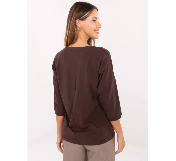 Halenka RV BZ A820.27P tmavě hnědá Halenka RV BZ A820.27P tmavě hnědá