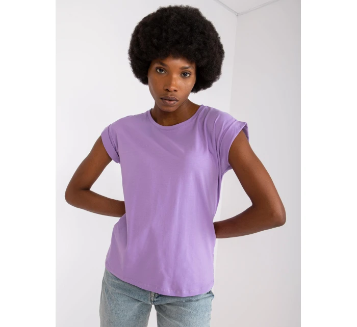 T shirt RV TS model 21207165 fioletowy - FPrice T shirt RV TS model 21207165 fioletowy - FPrice