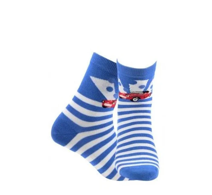 Skarpety  chłopięce wzorowane model 16127234 - Wola