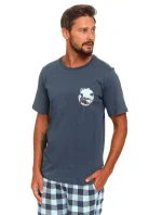 Pánské pyžamo model 20835564 blue plus - Doctornap