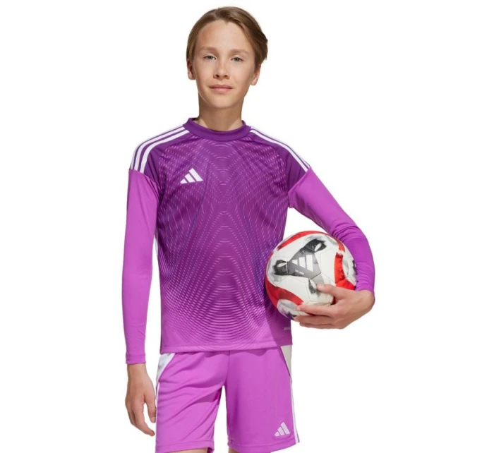 Dětské brankářské tričko adidas Tiro 25 Competition fialové JJ1934 Dětské brankářské tričko adidas Tiro 25 Competition fialové JJ1934