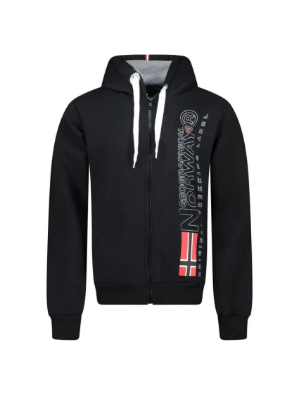 Geographical Norway Fogora DB 100 M WZ3064H/GN-Černá mikina Geographical Norway Fogora DB 100 M WZ3064H/GN-Černá mikina