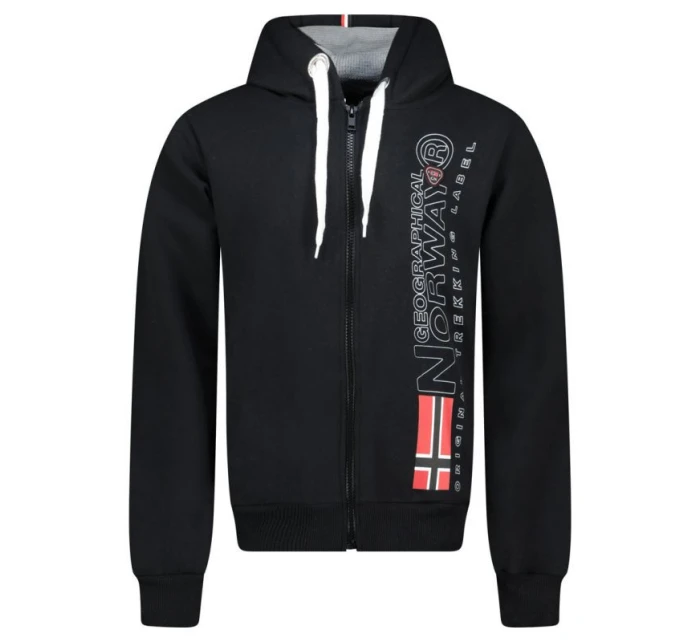 Geographical Norway Fogora DB 100 M WZ3064H/GN-Černá mikina Geographical Norway Fogora DB 100 M WZ3064H/GN-Černá mikina