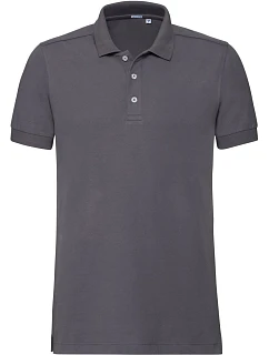 Pánské elastické piqué polo 10. convoy grey model 22473880 - Russell Athletic