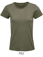 SOL'S Crusader Women Dámské tričko z bio bavlny 25.3581 khaki SOL'S Crusader Women Dámské tričko z bio bavlny 25.3581 khaki
