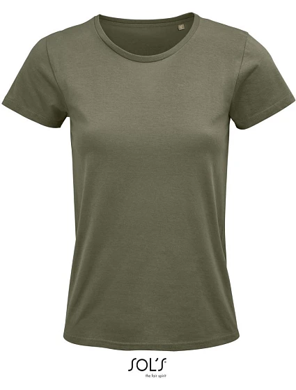 SOL'S Crusader Women Dámské tričko z bio bavlny 25.3581 khaki SOL'S Crusader Women Dámské tričko z bio bavlny 25.3581 khaki