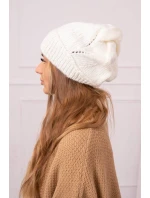 Dámská čepice Ingrid K371 ecru Dámská čepice Ingrid K371 ecru