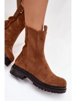 Dámské boty na zip Camel model 21758928 - Boto