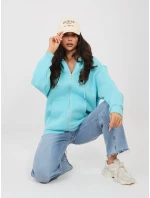 Mikina CLM BL 1044 1.96 tyrkysová Mikina CLM BL 1044 1.96 tyrkysová