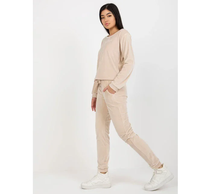 Dámská souprava RV KMPL model 17987389 světle béžová - FPrice Dámská souprava RV KMPL model 17987389 světle béžová - FPrice