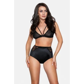 Dámské kalhotky Shiny BBL 103 Black - Babell