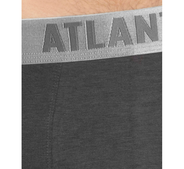 Pánské boxerky z bavlny Pima ATLANTIC - tmavě šedé
