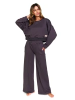 Dámská tepláková souprava Tmavě šedá Doctor model 21866307 - DOCTOR NAP Dámská tepláková souprava Tmavě šedá Doctor model 21866307 - DOCTOR NAP