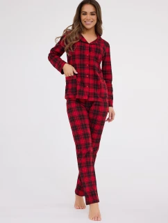 model 21418668 Tracy pyžamo dlouhé/r S2XL dámské rozepínací - Cornette