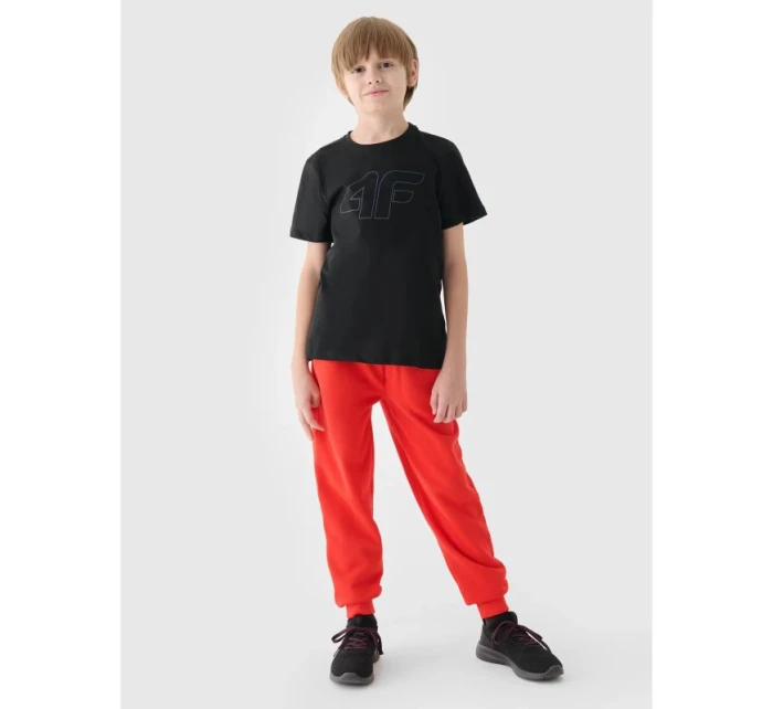 Chlapecké tričko s potiskem 4F Junior 4FJWMM00TTSHM1627-20S Chlapecké tričko s potiskem 4F Junior 4FJWMM00TTSHM1627-20S