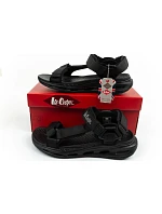 Lee Cooper pánské boty na suchý zip sandály na léto černé lehké Lee Cooper pánské boty na suchý zip sandály na léto černé lehké