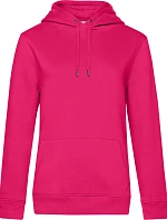 B&C QUEEN Hooded_° Dámská mikina s kapucí 01.W02Q magenta pink