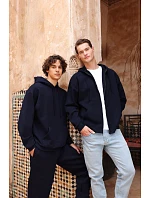 Fruit of the Loom Iconic Premium Elasticated Cuff Jog Pants Tepláky z těžké bavlny 16.4056 black Fruit of the Loom Iconic Premium Elasticated Cuff Jog Pants Tepláky z těžké bavlny 16.4056 black