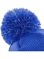 B Dětská pletená čepice s bambulí 53. bright royal model 22433242 - Beechfield B Dětská pletená čepice s bambulí 53. bright royal model 22433242 - Beechfield