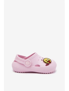 Dětské Pěnové Pantofle S Potiskem Růžové LEMIGOSE 880
