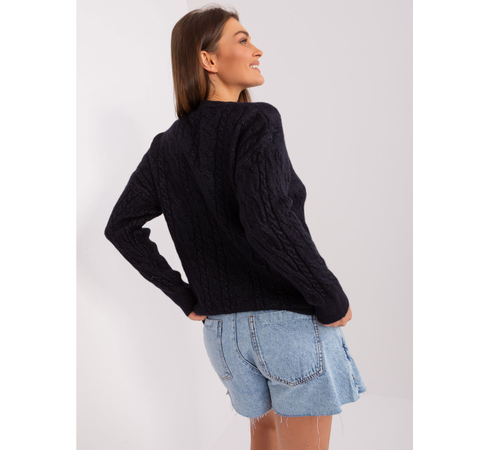 Sweter AT SW model 18884798 czarny - FPrice