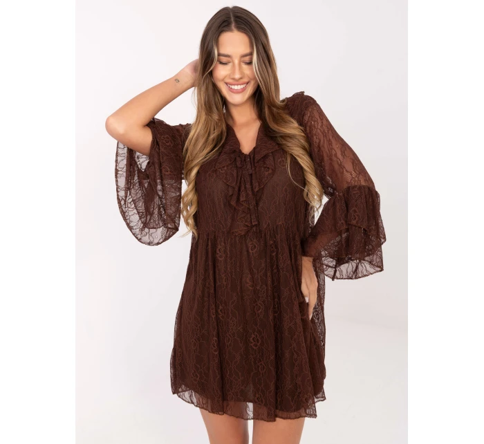 Sukienka MI SK model 21409565 brązowy - FPrice