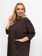 Bluzka RV BZ model 21818977 ciemny brązowy - FPrice Bluzka RV BZ model 21818977 ciemny brązowy - FPrice