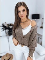 Dámský svetr béžový Dstreet model 21967004 - FashionStreet