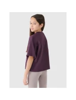 Dívčí oversize top s potiskem 4F 4FJRSS25TTSHF2587-50S Dívčí oversize top s potiskem 4F 4FJRSS25TTSHF2587-50S