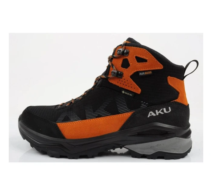 pánská trekingová sportovní obuv model 21917868 Goretex kožená černá oranžová - Aku
