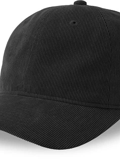 Atlantis Headwear Creep-S 6 panelová manšestrová kšiltovka 33.0227 black