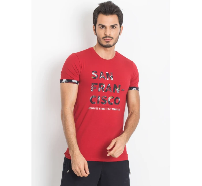 T shirt 298 TS TL model 21302207 czerwony - FPrice