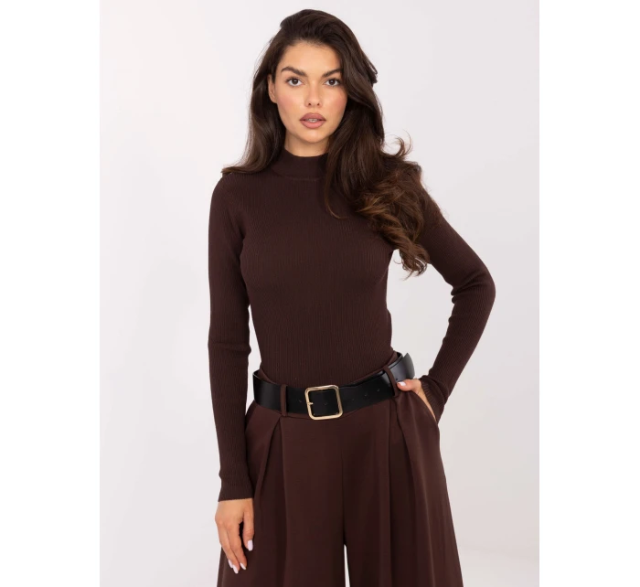 Jumper D93050Z90814A tmavě hnědý Jumper D93050Z90814A tmavě hnědý