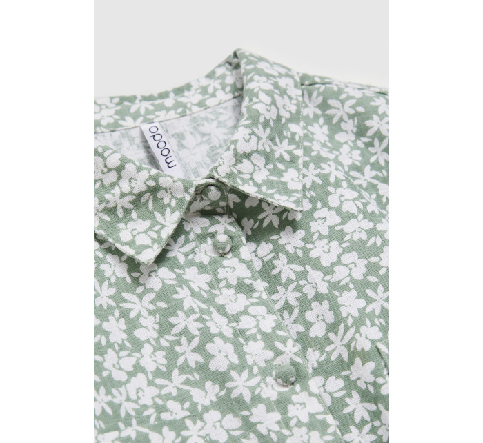 Dámská vzorovaná košile MOODO - olivová