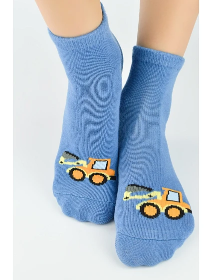 SKARPETY BAWEŁNIANE Z SILIKONEM CHŁOPIĘCE model 21334294 - Noviti