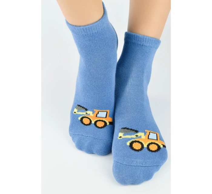 SKARPETY BAWEŁNIANE Z SILIKONEM CHŁOPIĘCE model 21334294 - Noviti