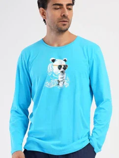 Pánské pyžamo dlouhé Ice model 20656679 - Vienetta MAN