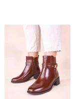 Boty na podpatku model 222371 Solea Boty na podpatku model 222371 Solea