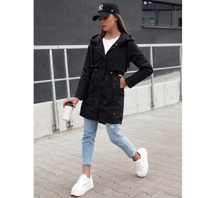 Dámská přechodná bunda parka černá Dstreet model 21979013 - FashionStreet Dámská přechodná bunda parka černá Dstreet model 21979013 - FashionStreet