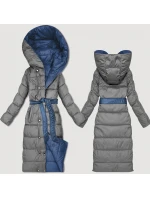 Světle oboustranná zimní bunda s páskem model 21753517 - MINORITY