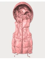 bezrękawnik damski z kapturem Goodlookin różowy model 22032796 - S'WEST bezrękawnik damski z kapturem Goodlookin różowy model 22032796 - S'WEST