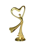 Zlatá plastová figurka - tanec F198/G Zlatá plastová figurka - tanec F198/G