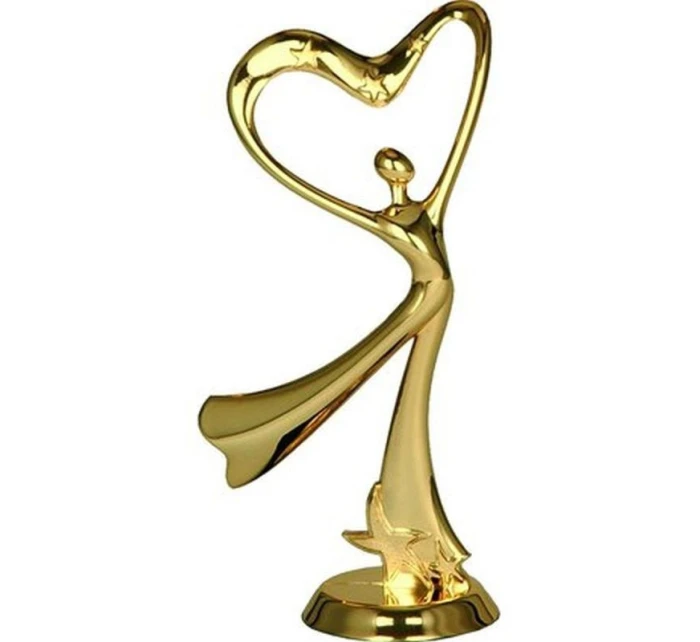 Zlatá plastová figurka - tanec F198/G Zlatá plastová figurka - tanec F198/G