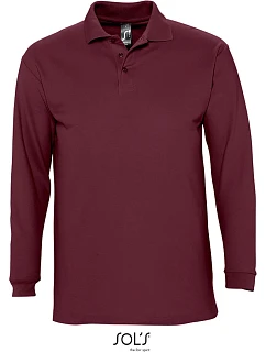 SOL'S Winter II Piqué polo s dlouhým rukávem model 22525779 burgundy