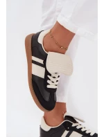 Nízké Dámské Tenisky S Otočeným Jazykem Černé Ardira Nízké Dámské Tenisky S Otočeným Jazykem Černé Ardira